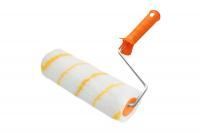 Валик эмаль алкид 180х42х12х6мм 860г/м2 полиамид желтая полоса Decor(55)*