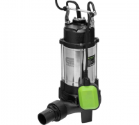 Насос фекальный 1100Вт 300л.мин/Н-10м/глубина 5м-10м/нож СФН1100-Н Сибртех(32)