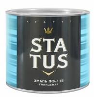 Эмаль ПФ-115 ярко-зеленая 0,8кг Status Радуга(14)