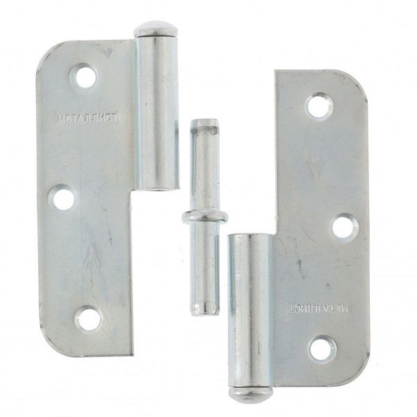 Петля дверная  85мм цинк левая ПН1- 85 Металлист