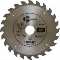 Диск пильный 190х20х2,4мм 24Т по дереву Forest Long Life Trio-Diamond