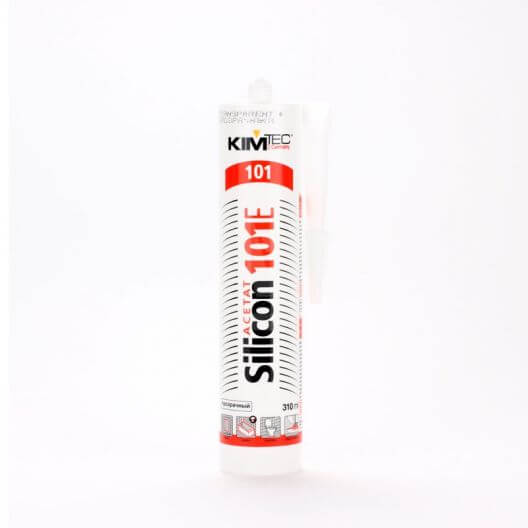Герметик силиконовый универсальный 280мл прозрачный 101Е Kimtec(20)