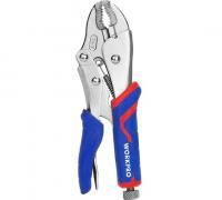 Клещи зажимные закругленные 180мм Workpro