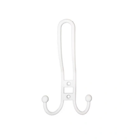Крючок металл 3 рожковый №12 белый Металлист
