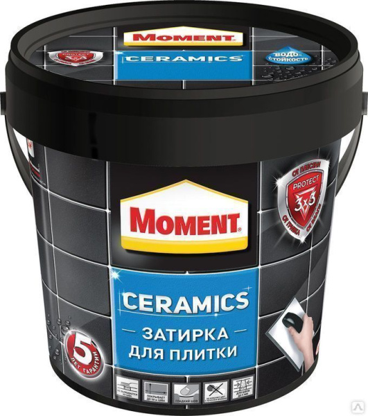 Затирка Момент Ceramics жасмин 1кг Henkel@---