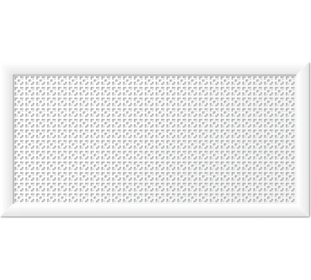 Экран для радиатора  120х60  Дамаско белый Стильный дом