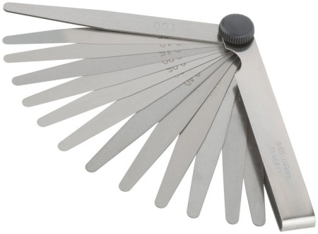 Набор автомобильных щупов 0,05-1мм 20 шт Зубр