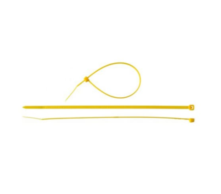 Хомут нейлоновый  3,6х200мм 100шт желтый Зубр