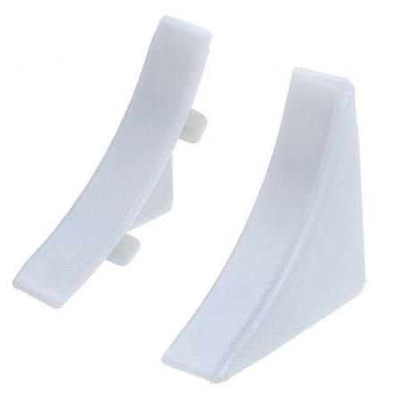 Плинтус для столешницы заглушка белый Идеал---