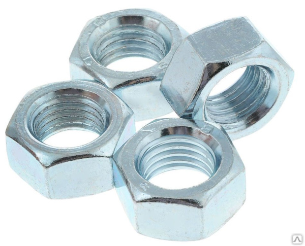 Гайка оцинкованная М 6 DIN934